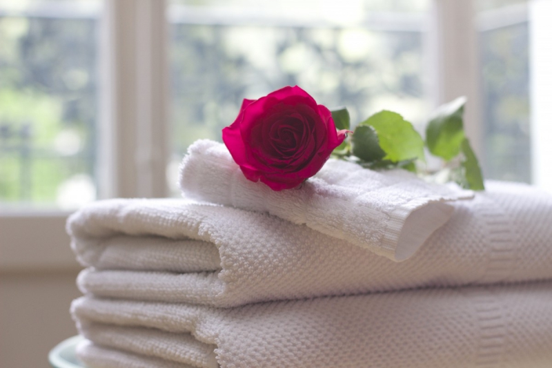 chambre-hote-MALAUSSENE-min_towel_rose_clean_care_salon_spa_white_bath-731641